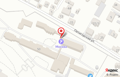 Санаторий Москва в Кисловодске на карте