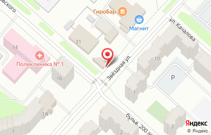 Магазин кондитерских изделий на улице Черняховского на карте