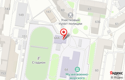 Детско-юношеская спортивная школа Ирбис в Индустриальном районе на карте