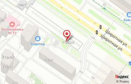 Автостоянка в Тюмени на карте