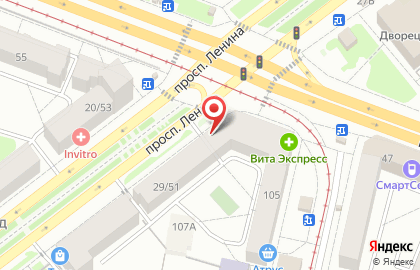 ВТБ Страхование на проспекте Ленина на карте
