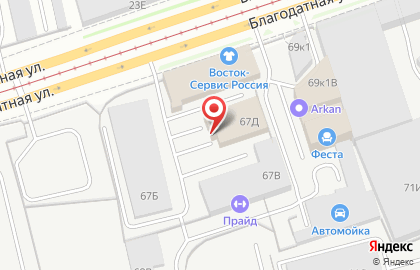 Магазин сантехники Сантехника-Онлайн на Благодатной улице на карте