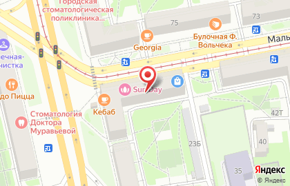 Универмаг в Петроградском районе на карте
