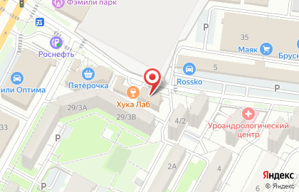 Фирменный магазин Винсадский молочный завод на улице Бруснева на карте