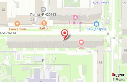 Йола маркет на улице Академика Лаврентьева на карте