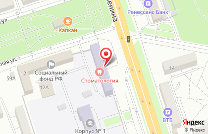 Волжский политехнический институт на проспекте им. Ленина на карте