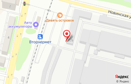 Оптовая фирма Меридиан в Чкаловском районе на карте