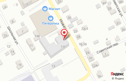 Магазин разливных напитков Пенная кружка на Новой улице на карте