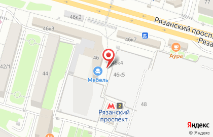 Микрофинансовая организация Ваши деньги на Рязанском проспекте на карте