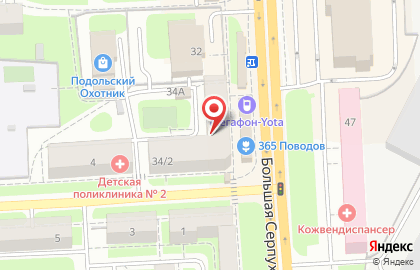 Альхена на Большой Серпуховской улице на карте
