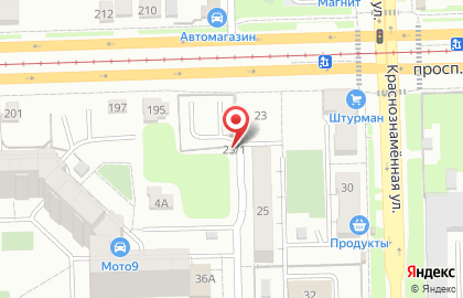Автостоянка в Челябинске на карте