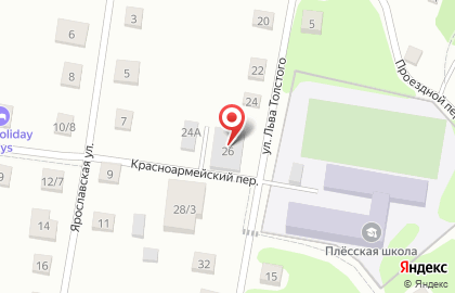 EХ на улице Л.Толстого на карте