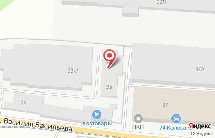 Оптовая компания на улице Василия Васильева на карте