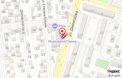 Продовольственный магазин Агрокомплекс на улице Димитрова, 75 на карте