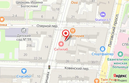 Медицинский центр РосМедНорма на улице Радищева на карте