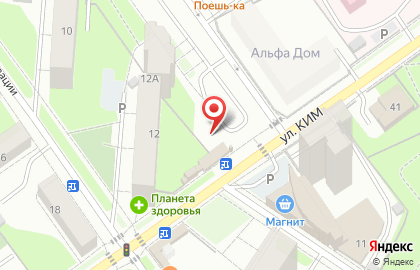 Автостоянка в Перми на карте
