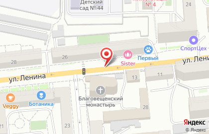 Кредитный двор на улице Ленина на карте
