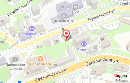 Торговая компания Терминал на Пушкинской улице на карте