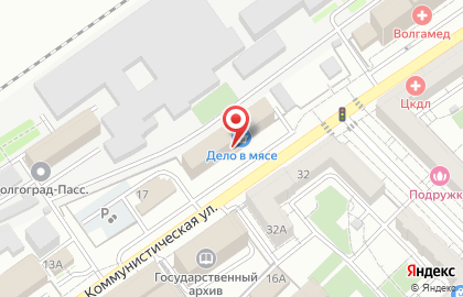 Банкомат Россельхозбанк в Волгограде на карте