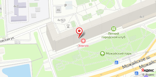 Медицинский центр Элегия на карте