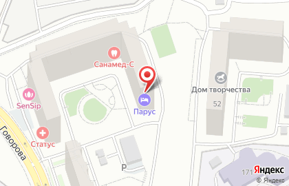 Стоматологическая клиника Стоматолог рядом на улице Говорова, 50 на карте