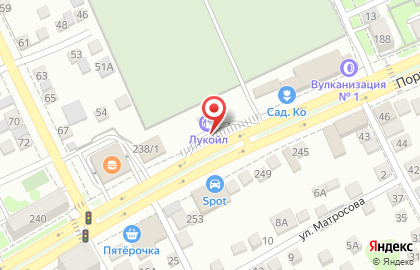 СТО Лукойл на Портовой улице на карте