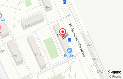 А1 на улице Адмирала Макарова на карте