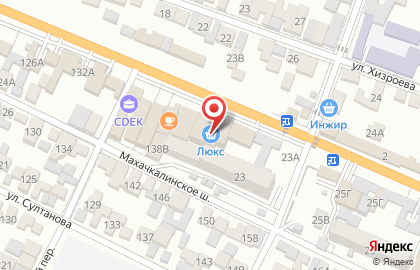 Магазин продуктов Люкс, магазин продуктов в Хасавюрте на карте