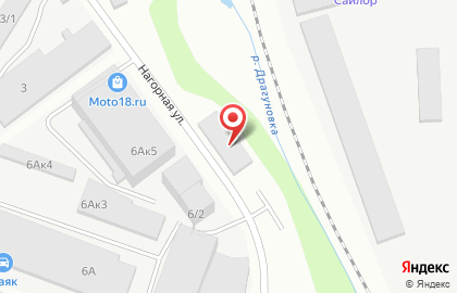 Сеть фирменных магазинов на Нагорной улице на карте