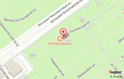 Летняя терраса на карте