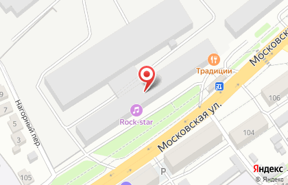 Хижина на Московской улице на карте