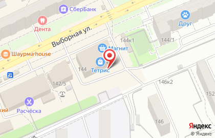 ОАО Банкомат, Банк Москвы на Выборной улице на карте