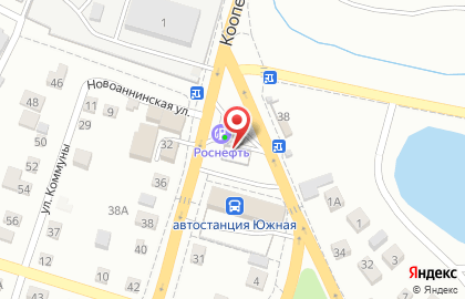 АЗС Роснефть на Кооперативной улице на карте