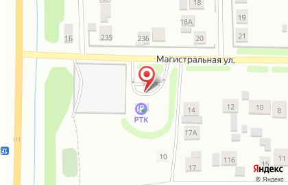 АЗС ТНК-Рязань на Магистралиной улице на карте