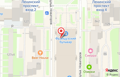 Ресторан быстрого питания Макдоналдс на Ленинском проспекте на карте