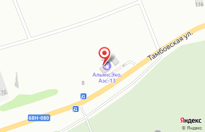 АЗС №22, ООО Перспектива на Тамбовской улице на карте