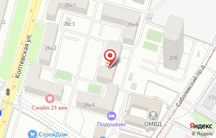 ЭКЛИПС (Москва) на Коптевской улице на карте
