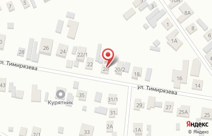 Транспортная компания Трал Новосибирск на улице Тимирязева на карте