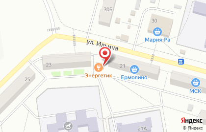 Продовольственный магазин Энергетик на карте