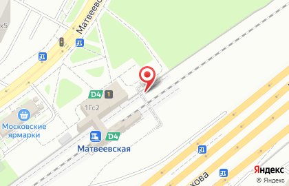 Матвеевская, железнодорожная станция на карте