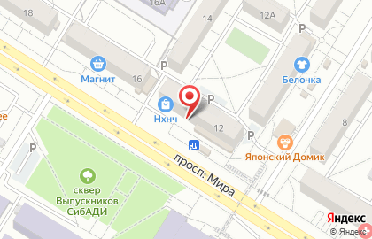 Ногтевой супермаркет Геллек в Советском округе на карте