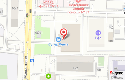 BILLA в Новогиреево на карте