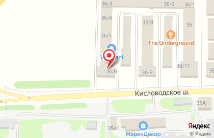 Магазин Оши-менеджмент на Кисловодском шоссе на карте
