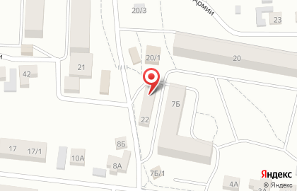 Салон красоты Цирюльня на улице Советской Армии на карте