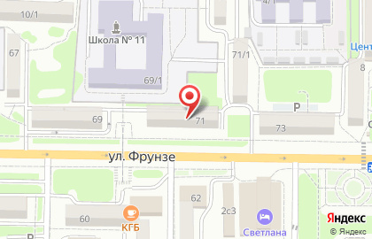 Step на улице Фрунзе на карте