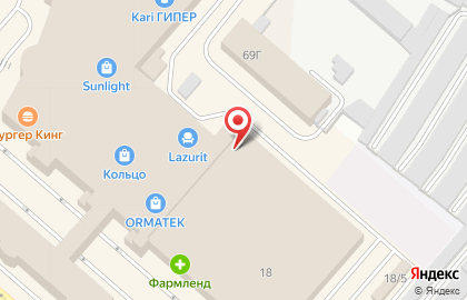 Салон-магазин Славянка в Советском районе на карте