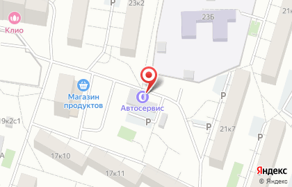 Автосервис в Москве на карте