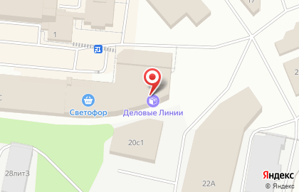 Транспортная компания ПЭК на Сосновой улице на карте