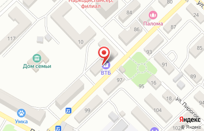 Ростовский филиал Банкомат, Банк ВТБ 24 на проспекте Зои Космодемьянской в Азове на карте