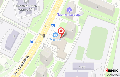 Сервисный центр Problemplus на улице Гурьянова на карте